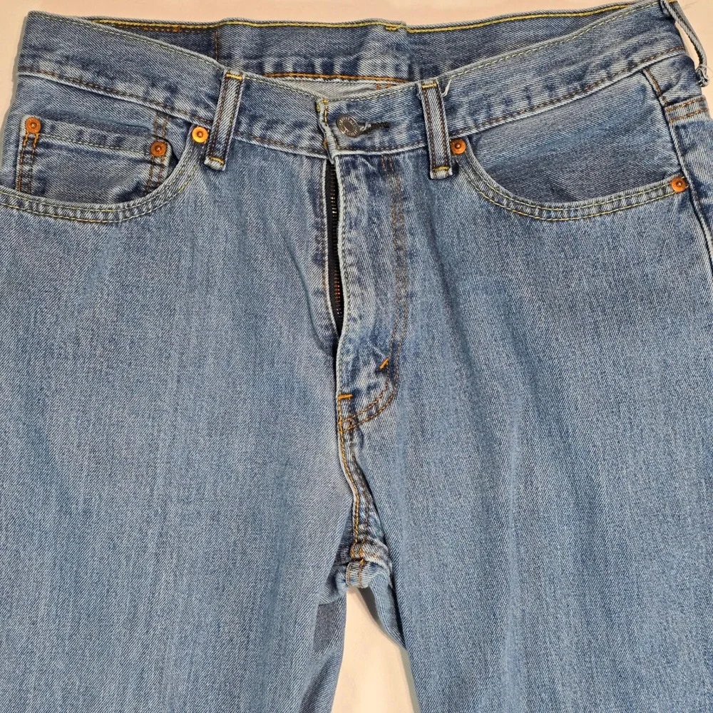 Levis 550 Relaxed Fit‎ Tapered Leg Blue Denim Jeans Mens 33x32 Medium Wash